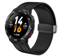 Lamshaw Bracelet Compatible avec Mibro GS Pro2/ Pro/Explorer/Explorer S/ Active2/ Active,Mibro Watch GT/Mibro Lite 3 Pro -Sport Silicone Replacment Bracelet avec Magnetic Folding Buckle
