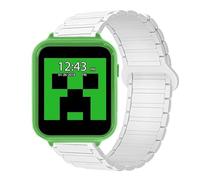 Lamshaw Bracelet Compatible avec Minecraft MIN4045ARG Smart Watch, Magnétique Silicone Sport Bracelet Magnétique Fort Compatible avec Minecraft MIN4045ARG (Blanc)
