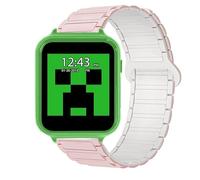 Lamshaw Bracelet Compatible avec Minecraft MIN4045ARG Smart Watch, Magnétique Silicone Sport Bracelet Magnétique Fort Compatible avec Minecraft MIN4045ARG (Rose)