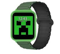 Lamshaw Bracelet Compatible avec Minecraft MIN4045ARG Smart Watch, Magnétique Silicone Sport Bracelet Magnétique Fort Compatible avec Minecraft MIN4045ARG (Vert)