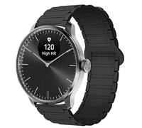 Lamshaw Bracelet Compatible avec Withings ScanWatch Light Smart Watch, Magnétique Silicone Sport Bracelet Magnétique Fort (Noir)