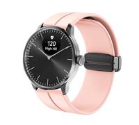 Lamshaw Bracelet Compatible avec Withings ScanWatch Light SmartWatch -Sport Silicone Replacment Bracelet avec Magnetic Folding Buckle