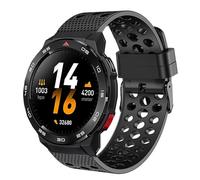 Lamshaw Bracelet De Montre Respirant En Silicone Avec Trous Compatible pour Mibro GS Pro2/ Pro/Explorer/Explorer S/ Active2/ Active - Bande Ajustable Universelle Pour Homme Femme