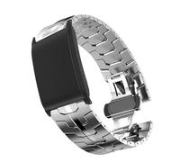 Lamshaw Bracelet de rechange en acier inoxydable à dégagement rapide avec fermoir déployant compatible avec WHOOP 5.0 PEAK, LIFE MG, One, 4.0, 3.0 (argent)