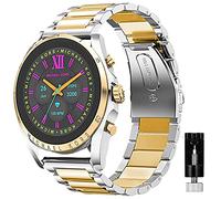 Lamshaw Bracelet de rechange en acier inoxydable à dégagement rapide compatible avec montre intelligente Michael Kors Gen 6 Bradshaw/MK Gen 6 Bradshaw 2021 (argenté)