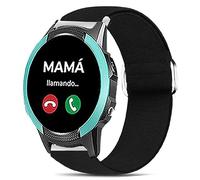 Lamshaw Bracelet de rechange en nylon élastique réglable pour SaveFamily Slim 4G/SaveFamily Enjoy 18 mm