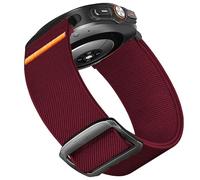 Lamshaw Bracelet de rechange en nylon extensible et réglable à dégagement rapide de 22 mm, 20 mm, compatible avec montre intelligente Amazfit (rouge, 22 mm)
