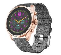 Lamshaw Bracelet de rechange en nylon tissé respirant compatible avec Michael Kors Gen 6 Bradshaw Smartwatch/MK Gen 6 Bradshaw 2021 (gris)