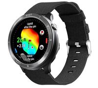 Lamshaw Bracelet de rechange en nylon tissé respirant compatible avec Voice Caddie T11 Pro, 20 mm, 22 mm, compatible avec Voice Caddie T11 Pro, T9 Watch (noir, bracelet de 20 mm)