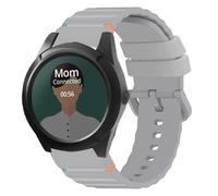 Lamshaw Bracelet de rechange réglable en silicone tissé à dégagement rapide compatible avec la montre AngelSense Assistive Technology (gris)