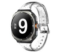 Lamshaw Bracelet de sport en silicone souple pailleté pour femme compatible avec Galaxy Watch 8 40 mm, 44 mm, 46 mm Classic, Ultra 47 mm LTE (2025), 7/6/5/4 44 mm, 40 mm/FE 40 mm/47 mm, 43 mm/5 Pro/3