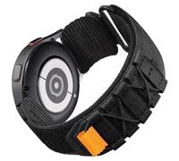 Lamshaw Bracelet Nylon Boucle pour Montre KOSPET Smartwatch - Léger, Respirant et Ajustable,Compatible avec KOSPET Tank T3/T4/M3/M4 SmartWatch (Corss-Noir)