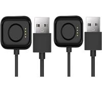 Lamshaw Chargeur Magnétique Compatible avec Oneplus Watch 3 Smartwatch pour de Smartwatch Chargeur,Portable Support Charger,Compatible avec Oneplus Watch 3 (2 Packs-Noir+Noir)