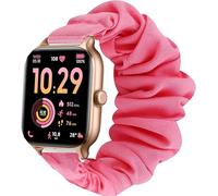 Lamshaw Chouchou Bracelet Compatible avec ICE fit RT 3.0 36mm/40mm SmartWatch, en Tissu Imprimé Élastique de Montre du Compatible avec ICE fit RT 3.0 Smartwatch (Rose, For 40mm)