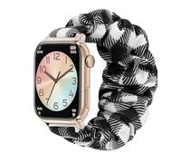 Lamshaw Chouchou Bracelet Compatible avec ICE-WATCH ICE smart 2.0 1.96''Pouces Smart Watch wellness, en Tissu Imprimé Élastique Bracelet de Montre du ICE smart 2.0 Wellness Smartwatch (Plaid)