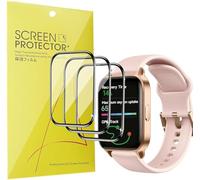 Lamshaw Compatible avec Ice-Watch ICE fit 1.0 AMOLED 1.78" Pouce SmartWatch Film de protection, 3D couverture complète protection d'écran, HD ultra transparente. (3 Packs)