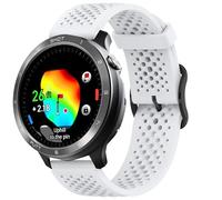 Lamshaw Compatible avec les bracelets Voice Caddie T11 Pro, bracelet en silicone avec boucle en métal, compatible avec la montre Voice Caddie T11 PRO (blanc, bracelet de taille 22 mm)