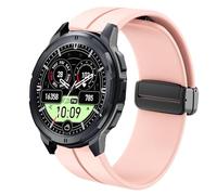 Lamshaw Compatible avec OUKITEL BT10 Smart Watch -Sport Silicone Replacment Bracelet avec Magnetic Folding Buckle Compatible avec OUKITEL BT10/BT20/BT50/BT80/BT101/BT13/BT12/BT103/V2 (Rose)