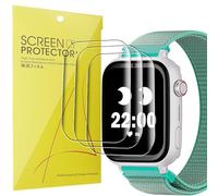 Lamshaw Compatible avec SaveFamily SaveWatch Plus 4G 1,72 Pouces Smart Watch Film de Protection,3D Couverture Complète Protection d'écran, HD Ultra Transparente (3 Packs)