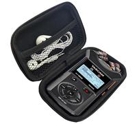 Lamshaw Coque de Protection Premium MP3 - Housse Anti-Choc Grade avec Fermeture Éclair, Étui Portable Résistant à l'eau et à la Poussière - Compatible avec TASCAM DR-07XP Lecteur MP3 (Noir)