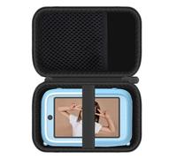 Lamshaw Coque de Protection Premium MP3 - Housse Anti-Choc Grade avec Fermeture Éclair, Étui Portable Résistant à l'eau et à la Poussière - Compatible avec myFirst Camera 50 (Noir)