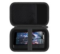 Lamshaw Coque de Protection Premium MP3 - Housse Anti-Choc Grade avec Fermeture Éclair, Étui Portable Résistant à l'eau et à la Poussière - Compatible avec HiBy R4 4.7'' Pouces Lecteur MP3 (Noir)