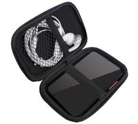 Lamshaw Coque de Protection Premium MP3 - Housse Anti-Choc Grade avec Fermeture Éclair, Étui Portable Résistant à l'Eau et à la Poussière - Compatible avec Hidizs AP80 Pro Max 2.95'' Pouces MP3 (Noir)