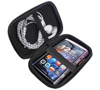 Lamshaw Étui de transport en EVA durable, résistant aux chocs et léger, compatible avec HiBy R6III, R6 Gen 3 Player (Noir)