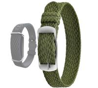 Lamshaw Lamshw Bracelet monobloc compatible avec Hilo tensiomètre Bracelet de montre en nylon Boucle en acier inoxydable Compatible avec Hilo Bracelet de surveillance de la pression artérielle