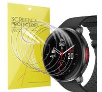 Lamshaw Lot de 6 films protecteurs d'écran compatibles avec Polar Vantage V3 - Couverture complète en TPU transparent - Compatible avec montre connectée Polar Vantage V3
