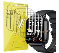 Lamshaw Lot de 6 films protecteurs d'écran compatibles avec TikSounds Smart Watch, couverture complète en TPU, compatible avec la montre intelligente TIKSOUNDS P150 de 4,6 cm (lot de 6)