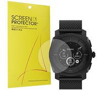 Lamshaw Lot de 6 films protecteurs d'écran pour montre intelligente hybride Fossil Machine Gen 6, couverture complète, film transparent en TPU compatible avec la montre intelligente hybride Fossil Machine Gen 6 45 mm