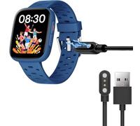 Lamshaw Magnétique Chargeur Compatible avec BIGGERFIVE BW03 1.8'' Pouces SmartWatch,Magnétique Chargeur Montre Connectée USB 3,3ft Compatible avec BIGGERFIVE BW03 WATCH (Noir)