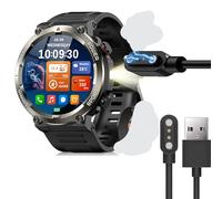 Lamshaw Magnétique Chargeur Compatible avec Blackview W50 PRO 1.45'' Pouces SmartWatch,Magnétique Chargeur Montre Connectée USB 3,3ft Compatible avec Blackview W50 PRO (Noir)