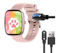 Lamshaw Magnétique Chargeur Compatible avec DCU TECNOLOGIC Playme 1.83 Pouces SmartWatch - Magnétique Chargeur Montre Connectée USB 3,3ft Compatible avec DCU TECNOLOGIC Playme (Noir, Type A)