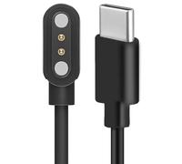 Lamshaw Magnétique Chargeur Compatible avec Echo Z194 SmartWatch,Magnétique Chargeur Montre Connectée USB 3,3ft Compatible avec Atopment (Noir, Type C)