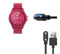 Lamshaw Magnétique Chargeur Compatible avec Forever CW-300 1.22'' Pouces SmartWatch - Magnétique Chargeur Montre Connectée USB 3,3ft Compatible avec Forever CW-300 (Noir, Type A)