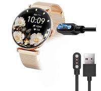 Lamshaw Magnétique Chargeur Compatible avec Hwagol S1 1,43 Pouces Smart Watch,Magnétique Chargeur Montre Connectée USB Compatible avec Hwagol S1 (Noir)