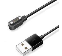 Lamshaw Magnétique Chargeur Compatible avec Ice Smart 2.0/3.0,Ice fit RT 3.0,Ice Smart SQ 2.0,Ice Smart St 2.0,Ice Smart TKS 2.0,Magnétique Chargeur Montre Connectée USB 3,3ft (Noir, Type-A)