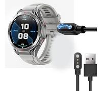 Lamshaw Magnétique Chargeur Compatible avec OUKITEL BT12 1.43'' Pouces SmartWatch,Magnétique Chargeur Montre Connectée USB 3,3ft Compatible avec OUKITEL BT12 SmartWatch (Noir)