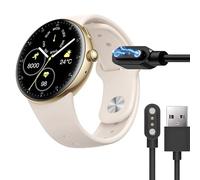Lamshaw Magnétique Chargeur Compatible avec Parsonver LW51 1,32 Pouces SmartWatch,Magnétique Chargeur Montre Connectée USB 3,3ft Compatible avec Parsonver LW51 SmartWatch (Noir)