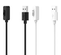 Lamshaw Magnétique Chargeur Compatible avec TCL MOVETIME MT48 SmartWatch,Magnétique Chargeur Montre Connectée USB 3,3ft Compatible avec TCL MOVETIME MT48 (Noir+Blanc)