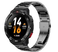 Lamshaw Métal Compatible avec Mibro GS Pro2/ Pro/Explorer/Explorer S/ Active2/ Active，Mibro Watch GT/Mibro Lite 3 Pro SmartWatch,Bracelet en Acier Inoxydable (Noir)