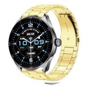 Lamshaw Métal Compatible avec OUKITEL V5/V6/V7 PRO SmartWatch,Bracelet en Acier Inoxydable (Or)