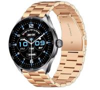 Lamshaw Métal Compatible avec OUKITEL V5/V6/V7 PRO SmartWatch,Bracelet en Acier Inoxydable (Rose Or)