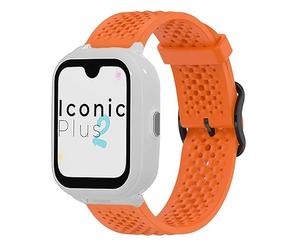 Lamshaw Silicone Sports Strap Compatible avec SaveFamily Iconic Plus 2/Senior/Plus 4G/Slim 4G/Enjoy Bracelets, Latest Silicone Strap Desginated Metal Boucle Compatible for SaveFamily SmartWatch
