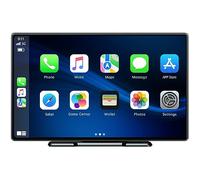 Lamto Écran Apple CarPlay Android Auto, 9 Pouces sans Fil Autoradio Portable Stéréo de Voiture avec écran Tactile, Radio avec Bluetooth 5.0/Airplay/GPS/FM/Siri/Google Assistant/AUX