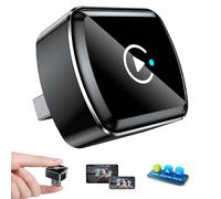 LAMTTO 3-en-1 Mirror Link Adaptateur CarPlay Android Auto sans Fil avec Ultra Mini, USB-C/A, Plug and Play, Double Wi-FI 2,4/5 GHz, Bluetooth 5.0, sans Latence, Compatible iOS 10+/Android 11+