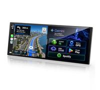LAMTTO AI Écran CarPlay Voiture 11 Pouces avec Google-Play & Gemini AI, Android 15 CarPlay & Android Auto sans Fil avec Navigation GPS, 8-Core, Écran Tactile, AirPlay, Caméra de Recul, OTA, FM, AUX
