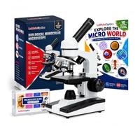 LaMulaOptics Microscopes 40X-2000X, Microscope biologique avec lames préparées Kit pour étudiants